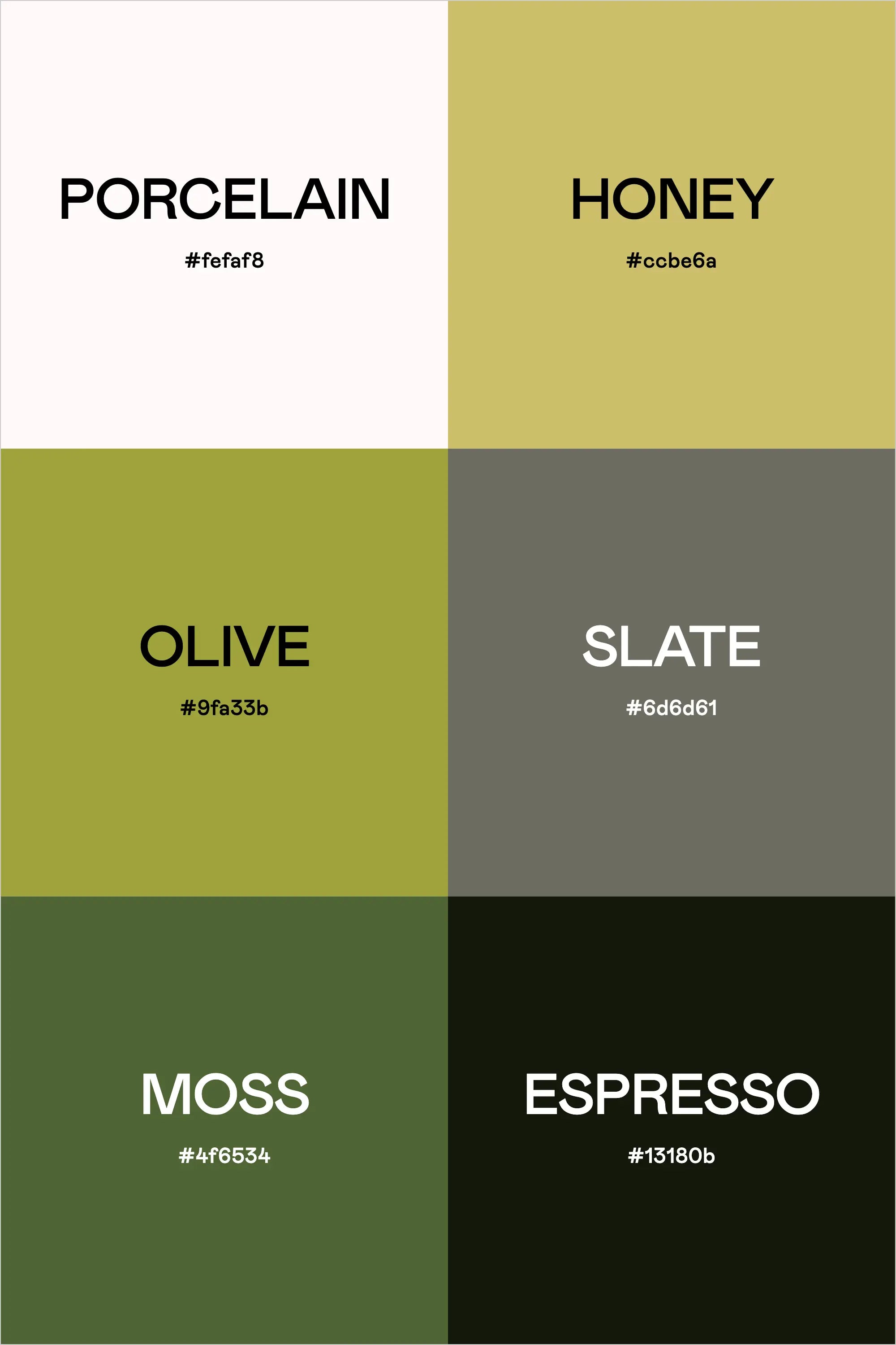 Color Palette: Avocado Toast