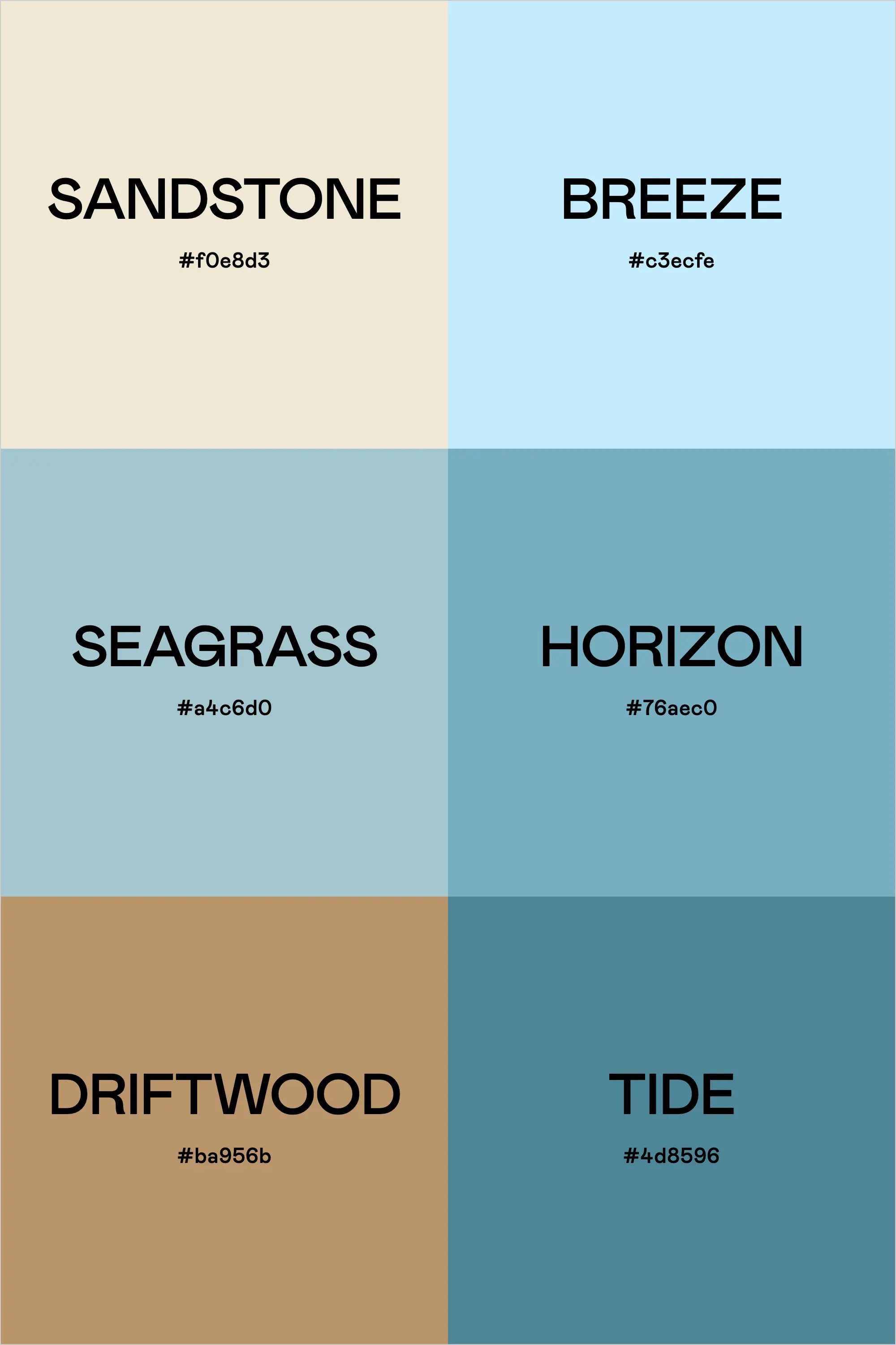 Color Palette: Beach Day