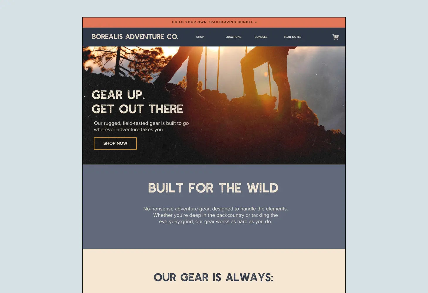 Brand in a Box: Borealis Adventure Co.