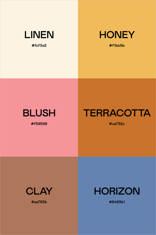 Color Palette: Bright Pastels