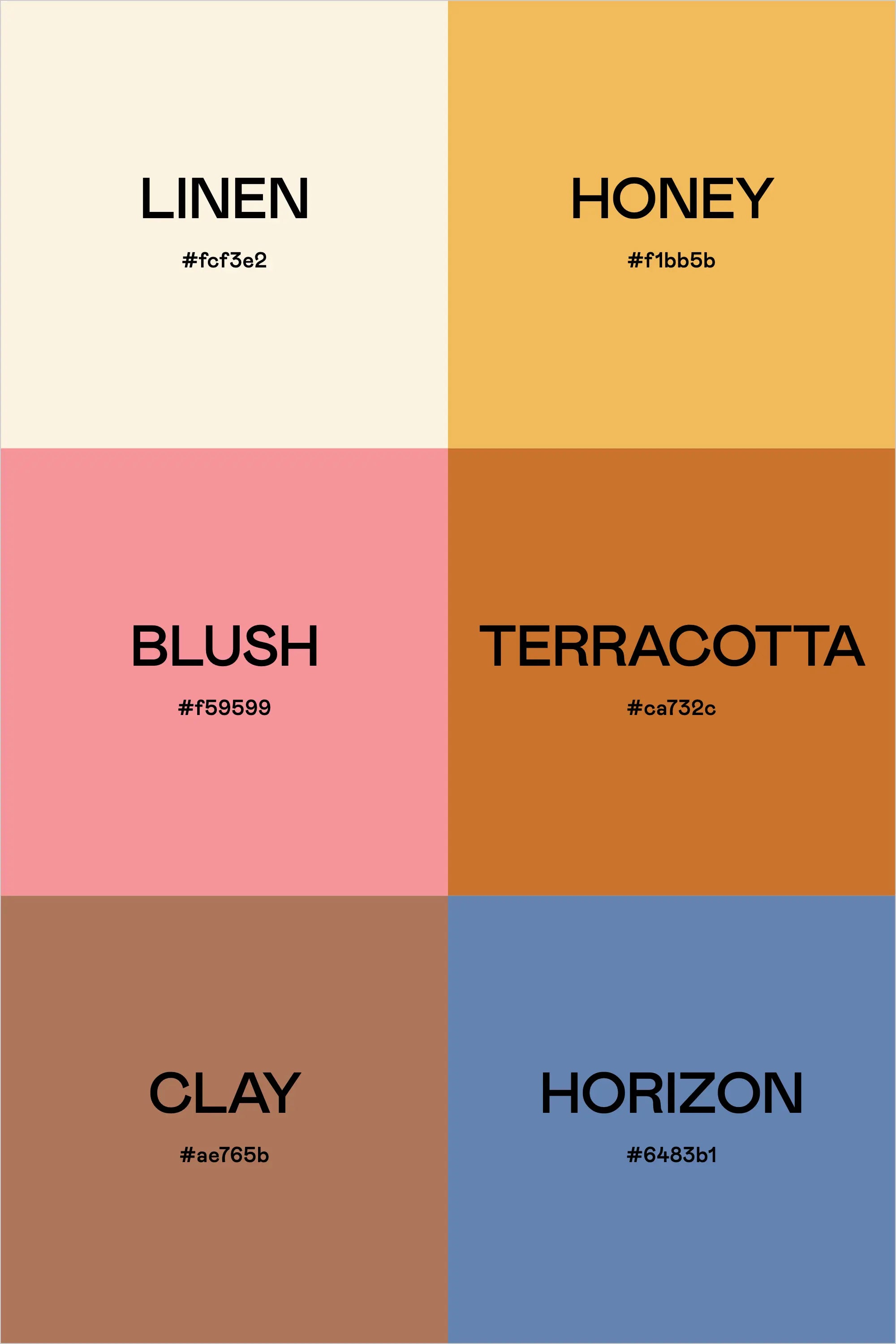 Color Palette: Bright Pastels