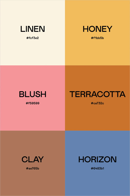 Color Palette: Bright Pastels