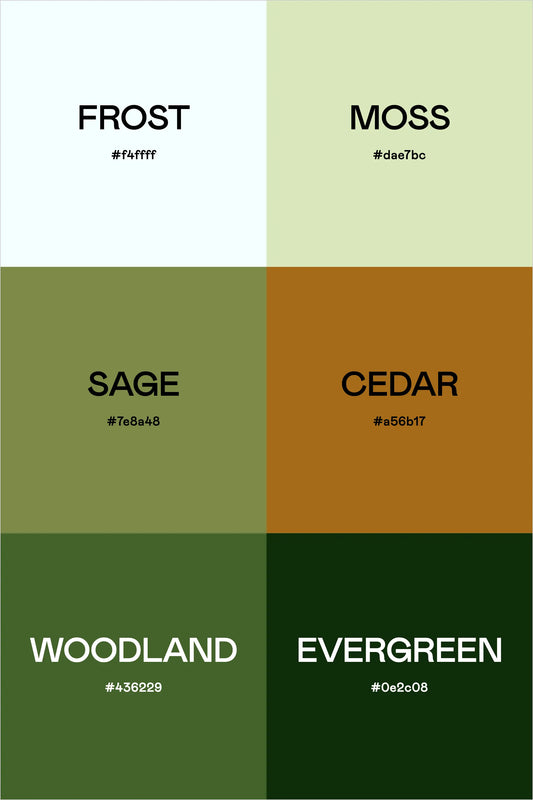 Color Palette: Earthy Greens