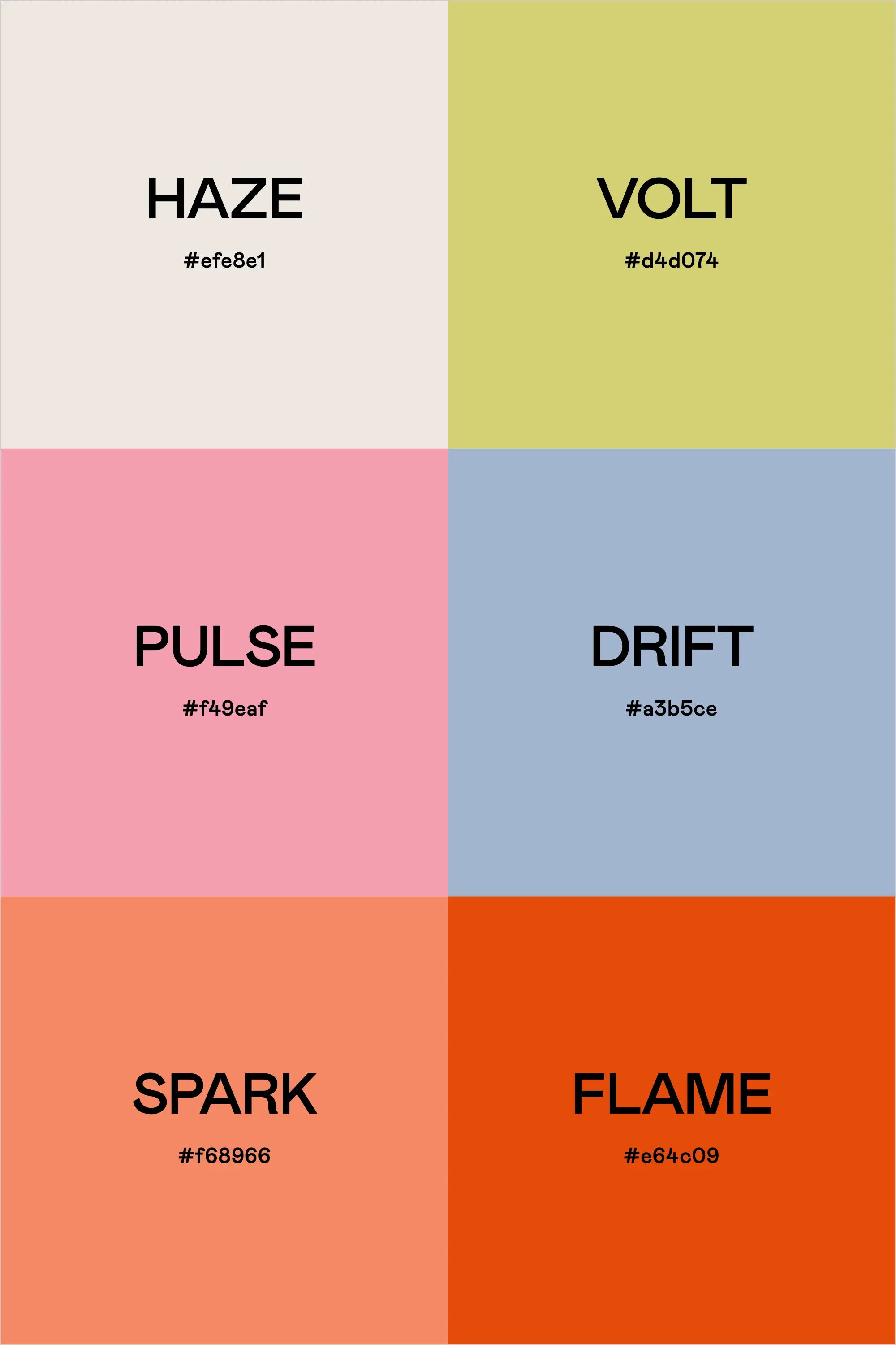 Color Palette: Electrifying Neon