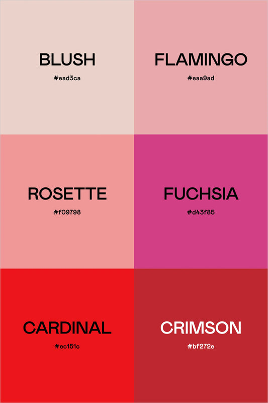 Color Palette: Galentine's Day