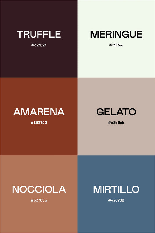 Sweet Sophistication: A Gelato-Inspired Color Palette for Modern Brand Design