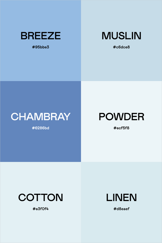Soft Serenity: A Fresh Take on Blue Monochromatic Design