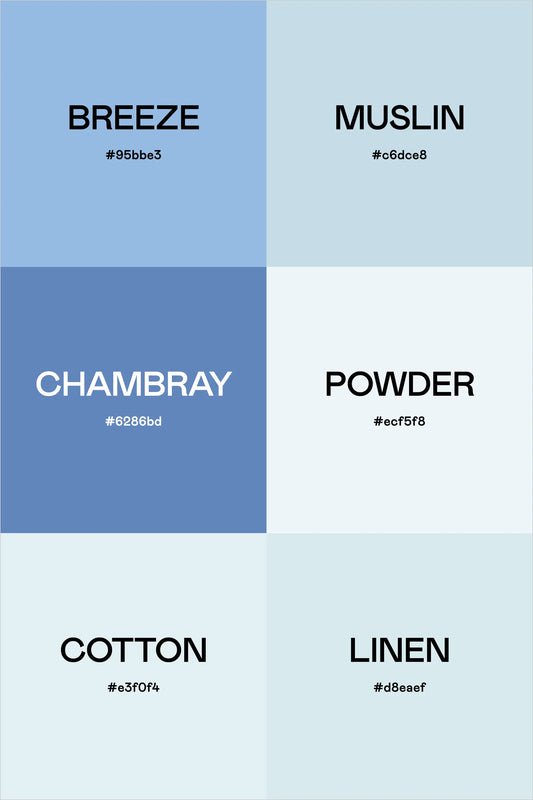 Soft Serenity: A Fresh Take on Blue Monochromatic Design