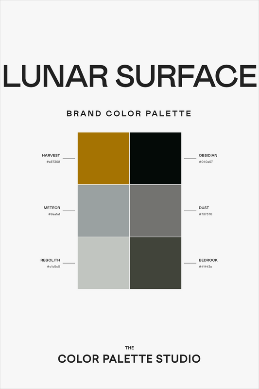 From Moon to Monitor: A Sophisticated Lunar-Inspired Color Palette