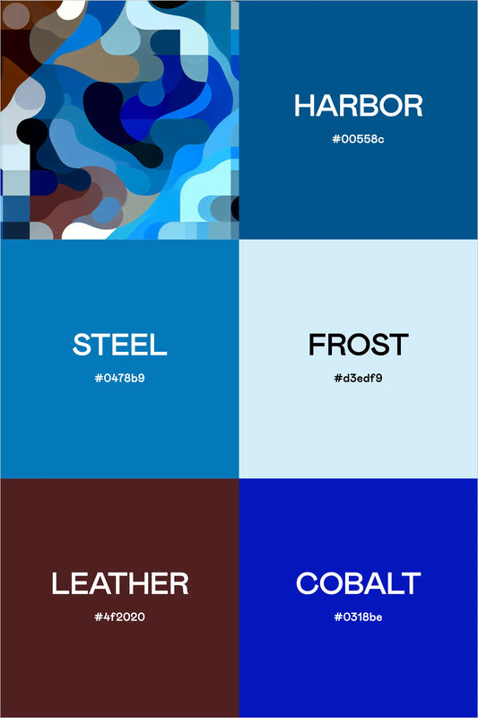 Nautical Nights: A Cool-Toned Professional Palette for Modern Brands