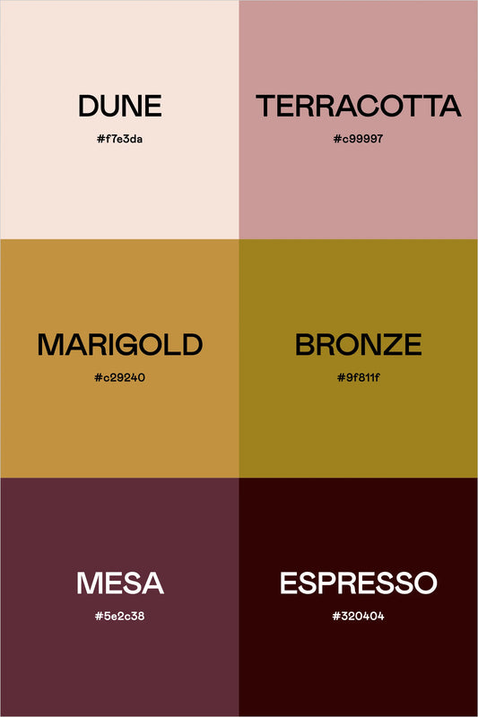 Color Palette: Modern Desert