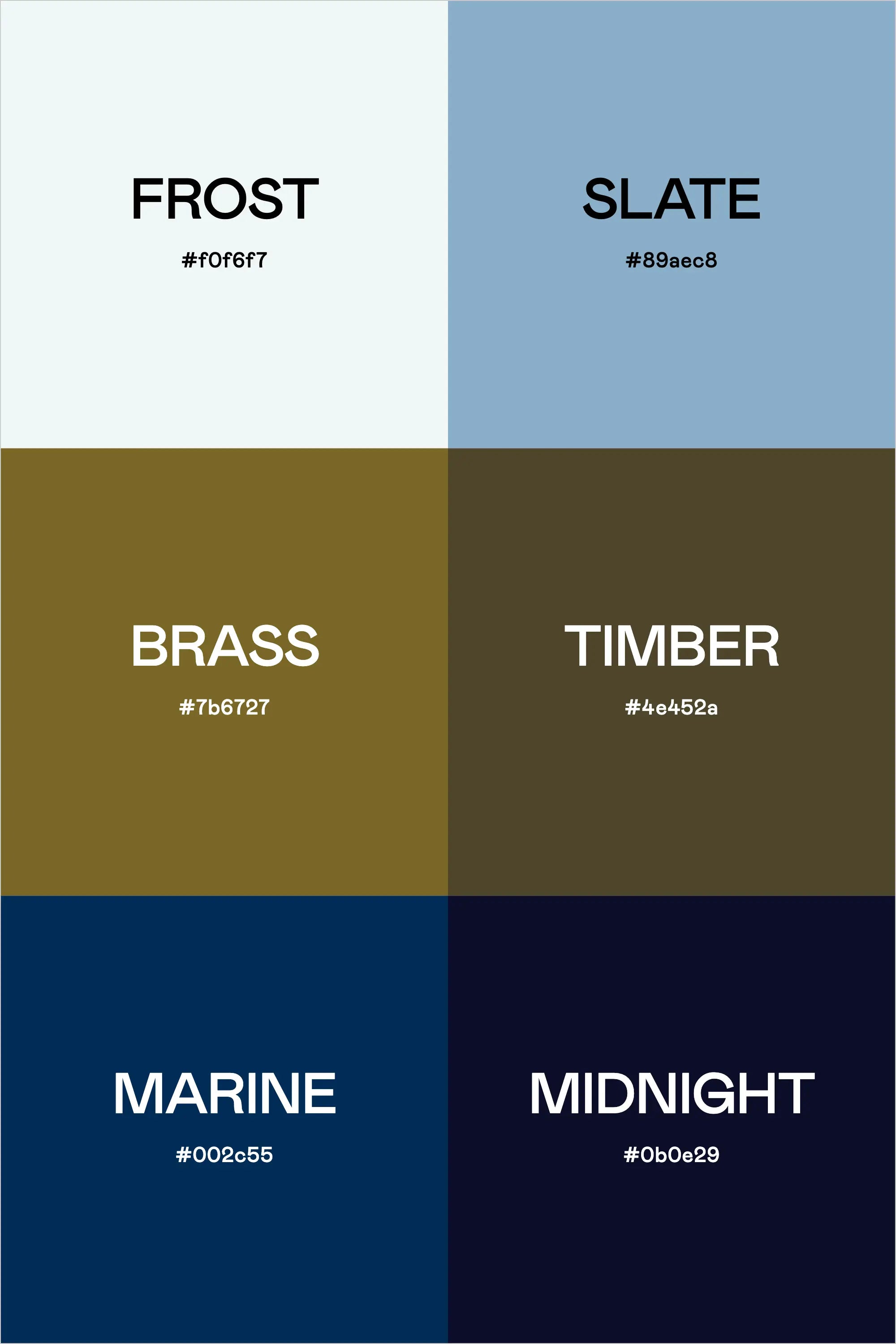 Color Palette: Severance