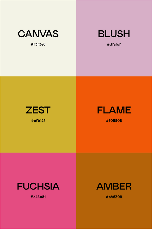 Color Palette: Bright & Colorful