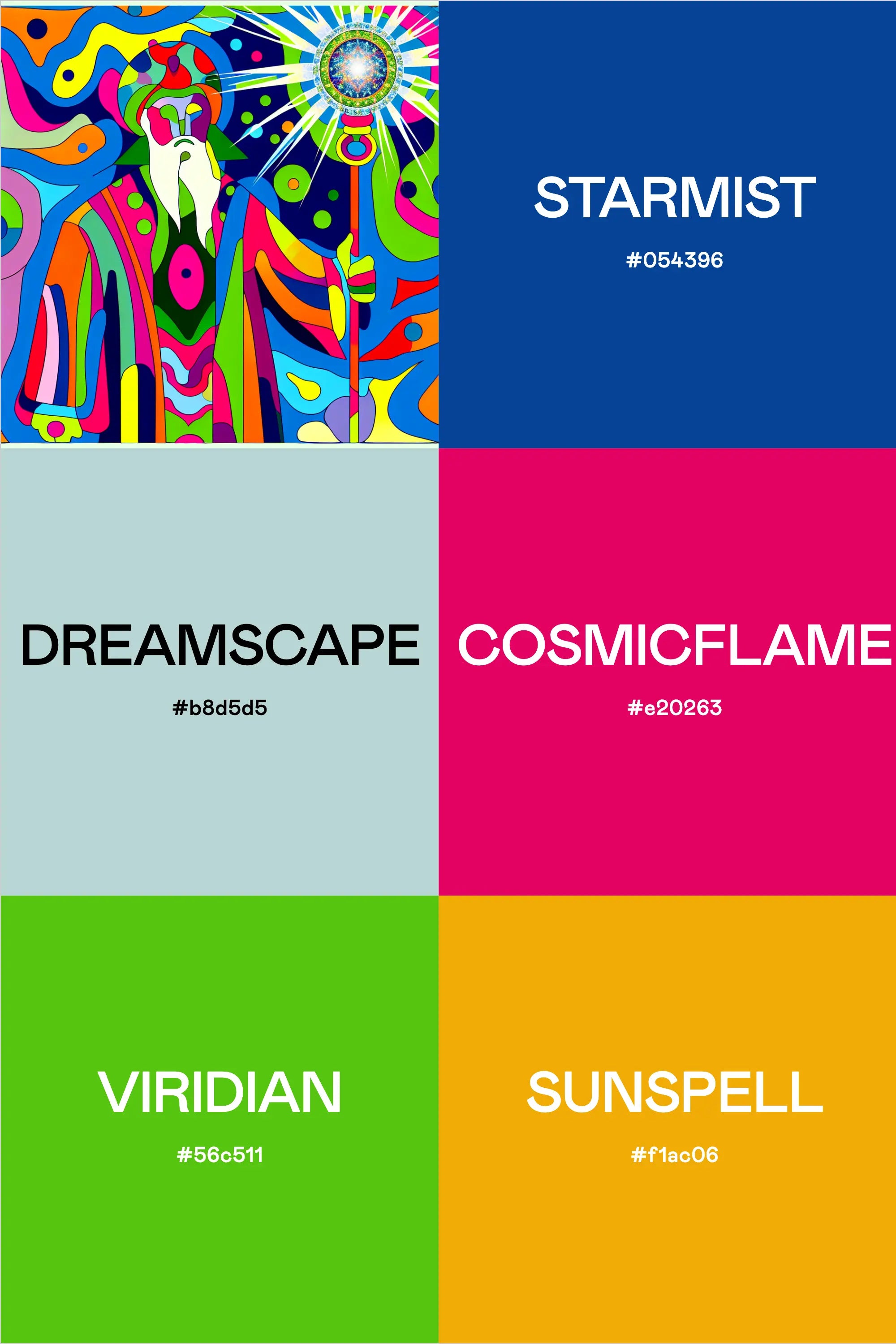 Psychedelic Wizard: When Magic Meets Modern Color Theory