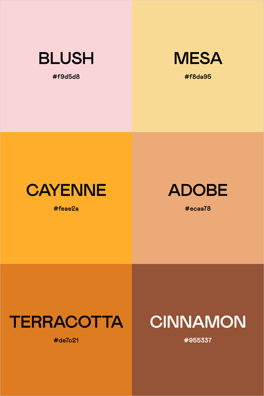 Color Palette: Sunset Chic
