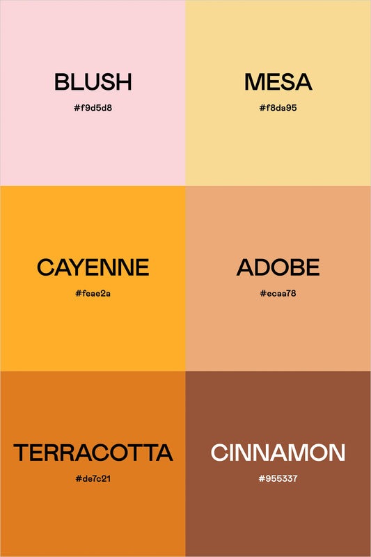 Color Palette: Sunset Chic