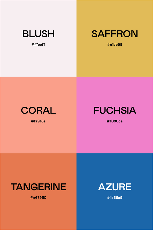 Color Palette: Zesty & Bright