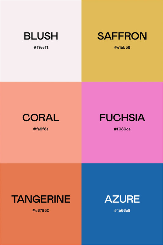 Color Palette: Zesty & Bright
