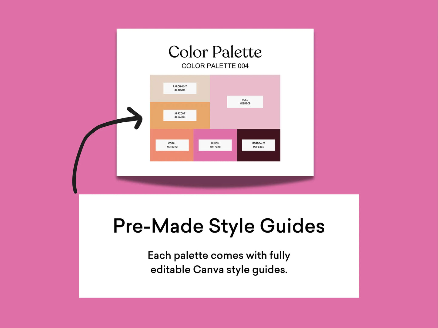Pink Color Palette Kit - The Color Palette Studio
