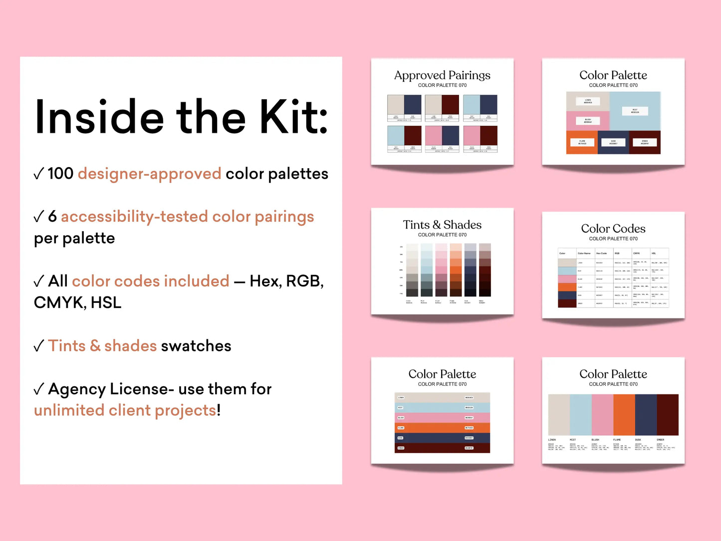 Color Palette Kit The Color Palette Studio