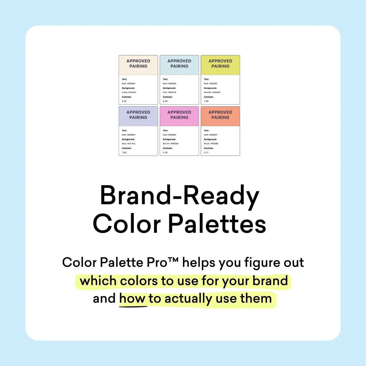 Color Palette Pro The Color Palette Studio