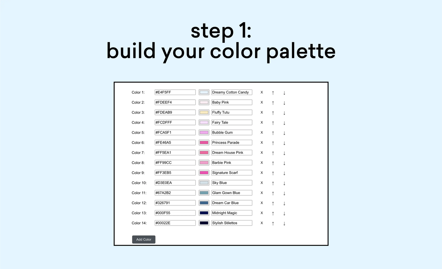 Color Palette Tester The Color Palette Studio