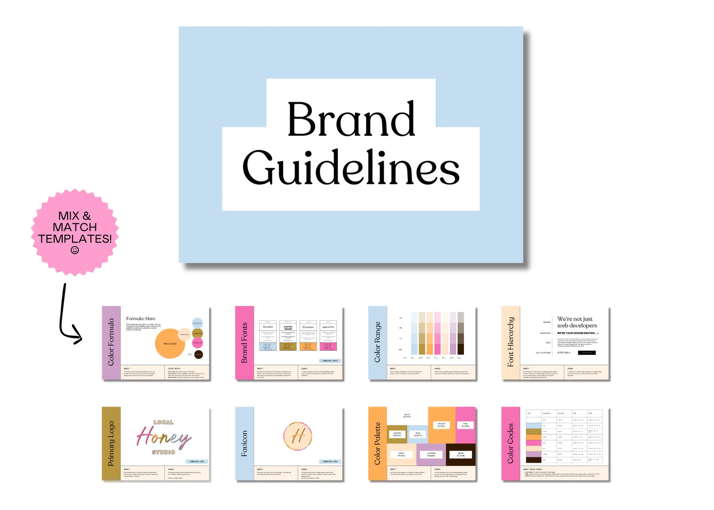 Brand Guideline Builder The Color Palette Studio