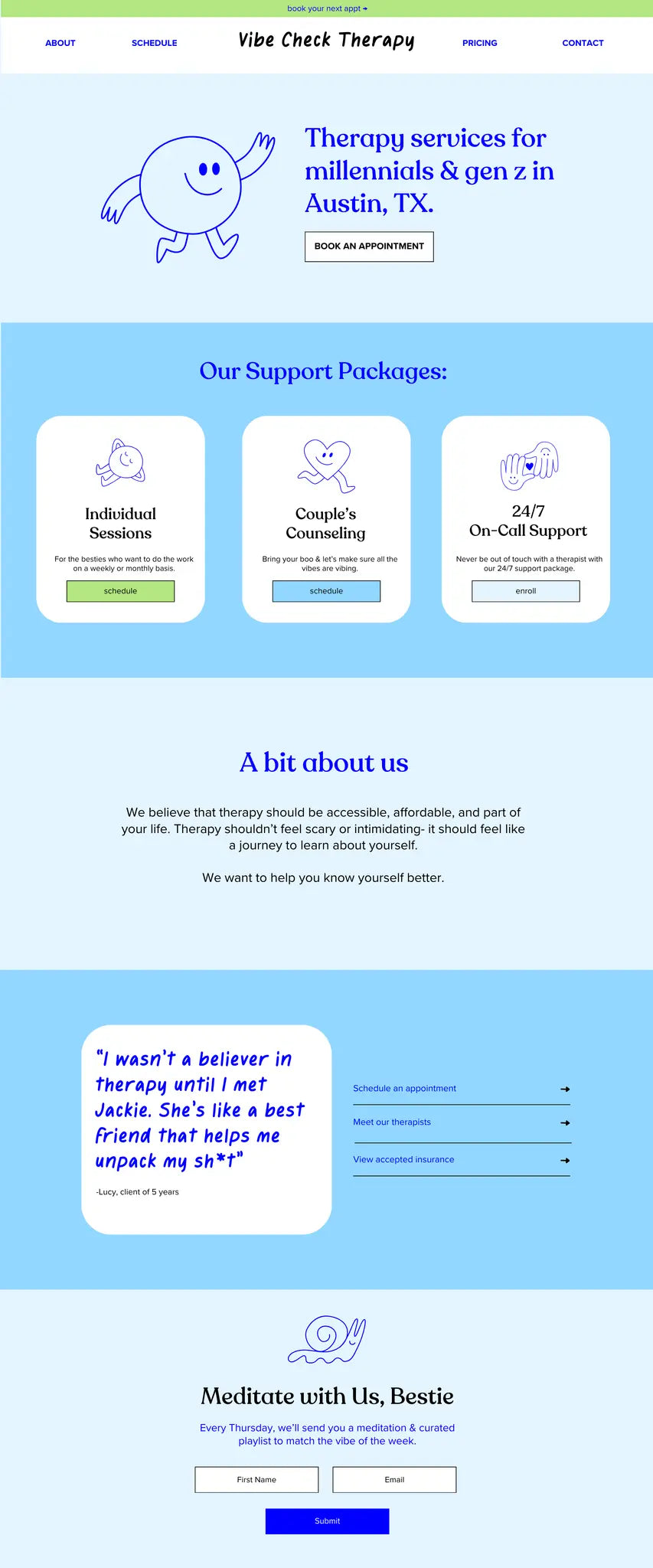 Brand-in-a-Box: Vibe Check Therapy