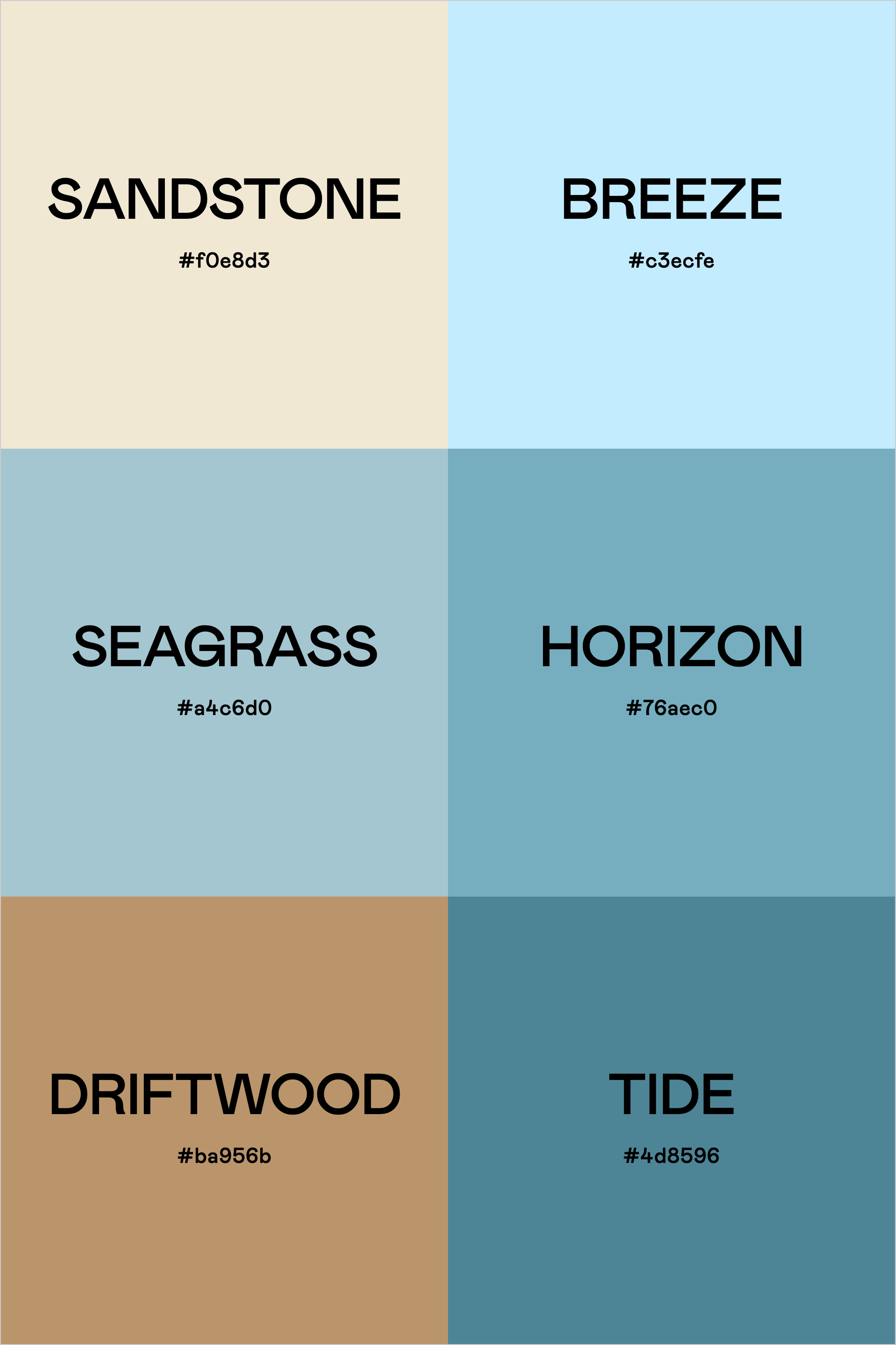 Color Palette: Beach Day