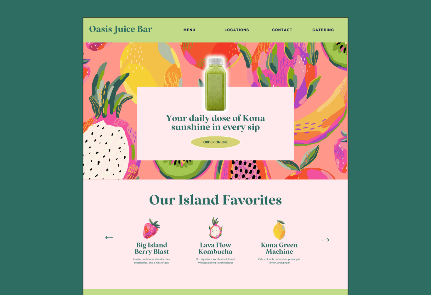 Brand in a Box: Oasis Juice Bar