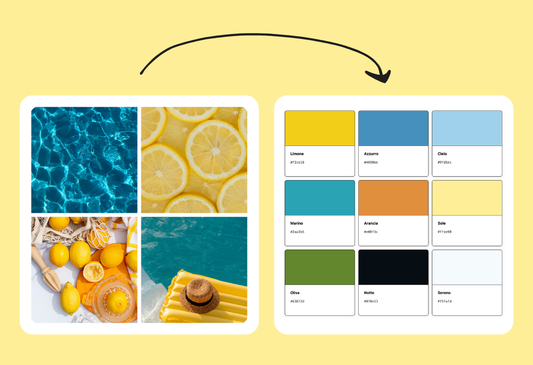 Mood Board to Color Palette: Italian Limoncello