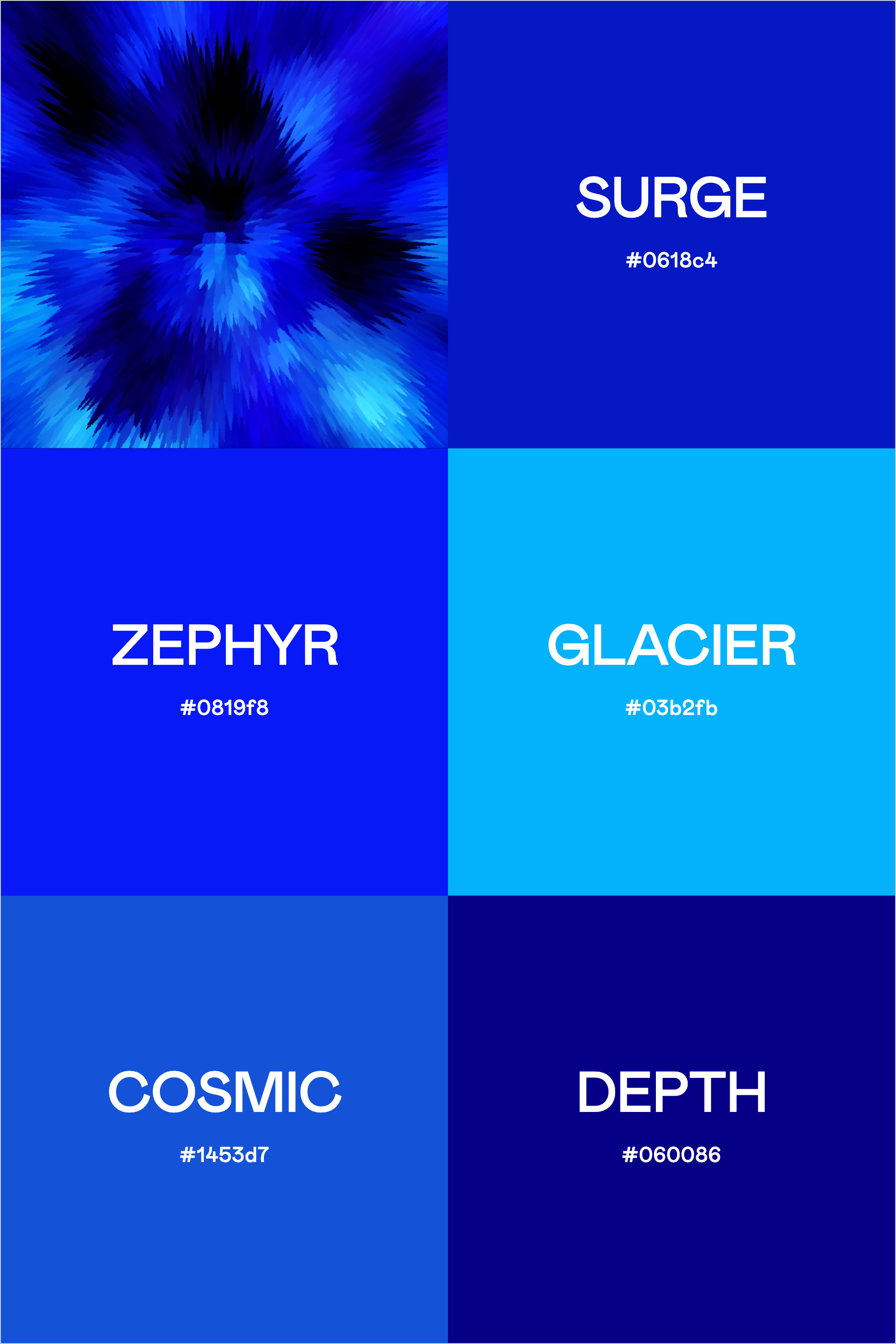 Blueberry Blast: Diving into the Deep End of Monochromatic Design