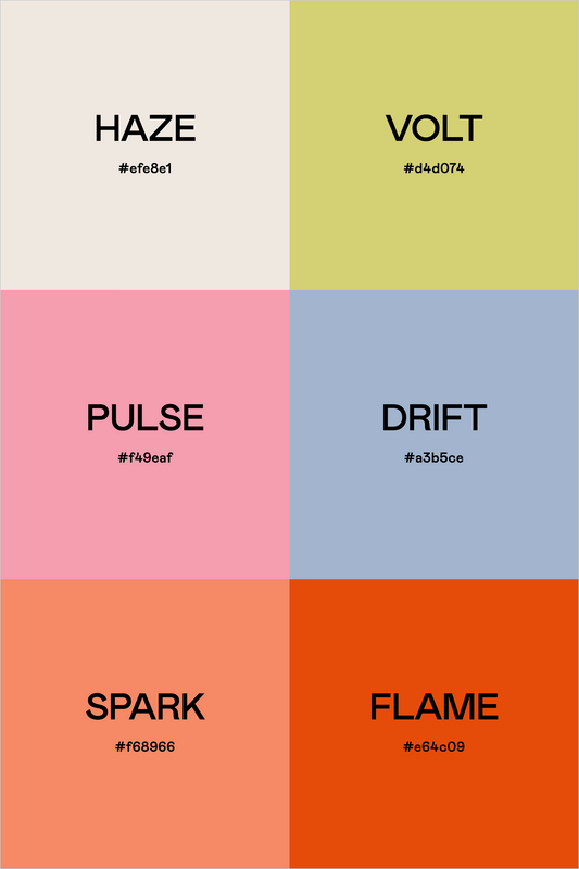 Color Palette: Electrifying Neon