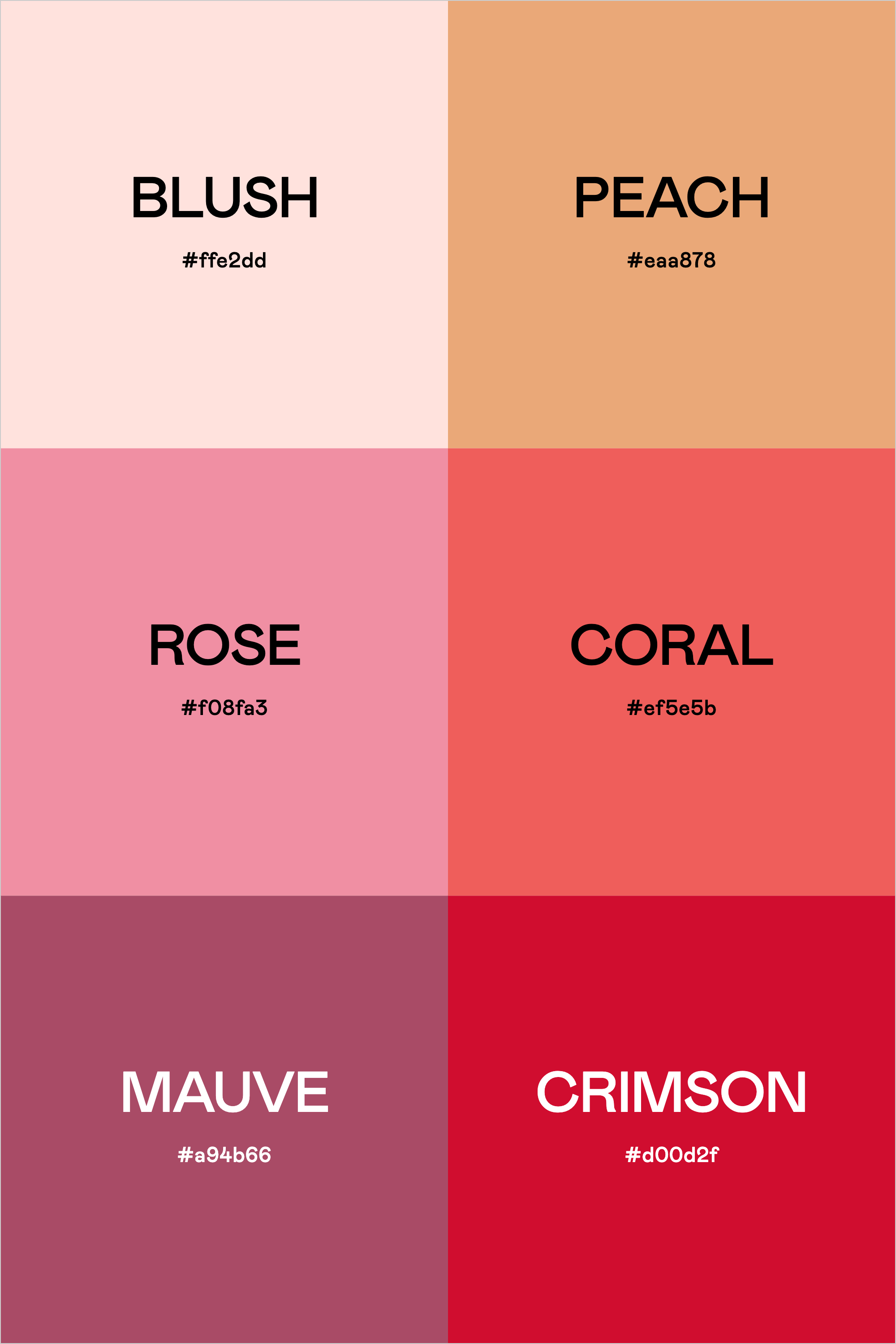 Color Palette: Fresh Bouquet
