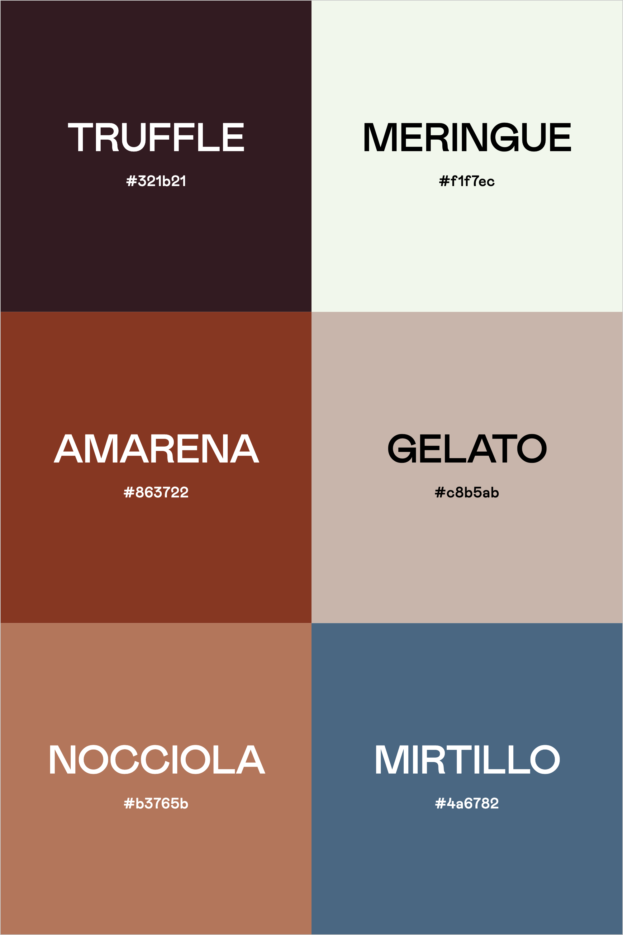 Sweet Sophistication: A Gelato-Inspired Color Palette for Modern Brand Design