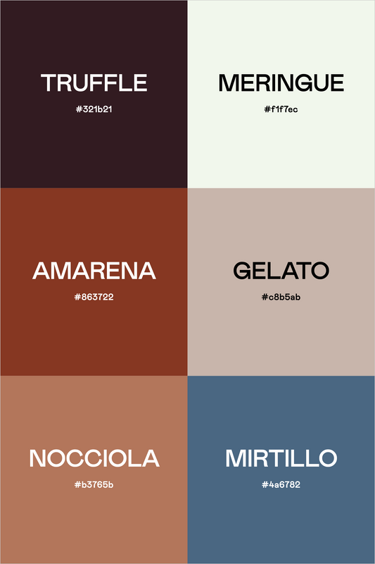 Sweet Sophistication: A Gelato-Inspired Color Palette for Modern Brand Design