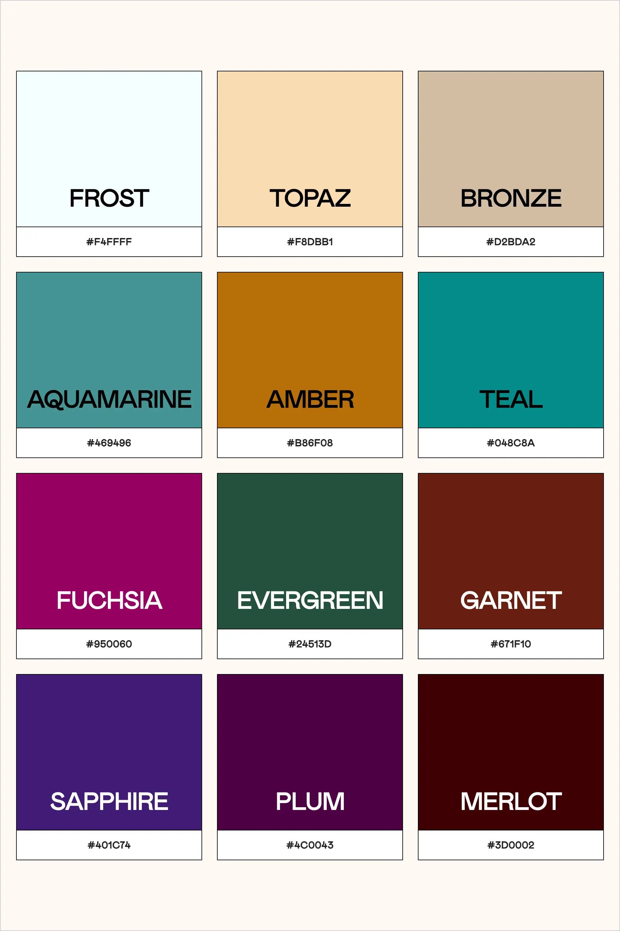 Jewel Tones