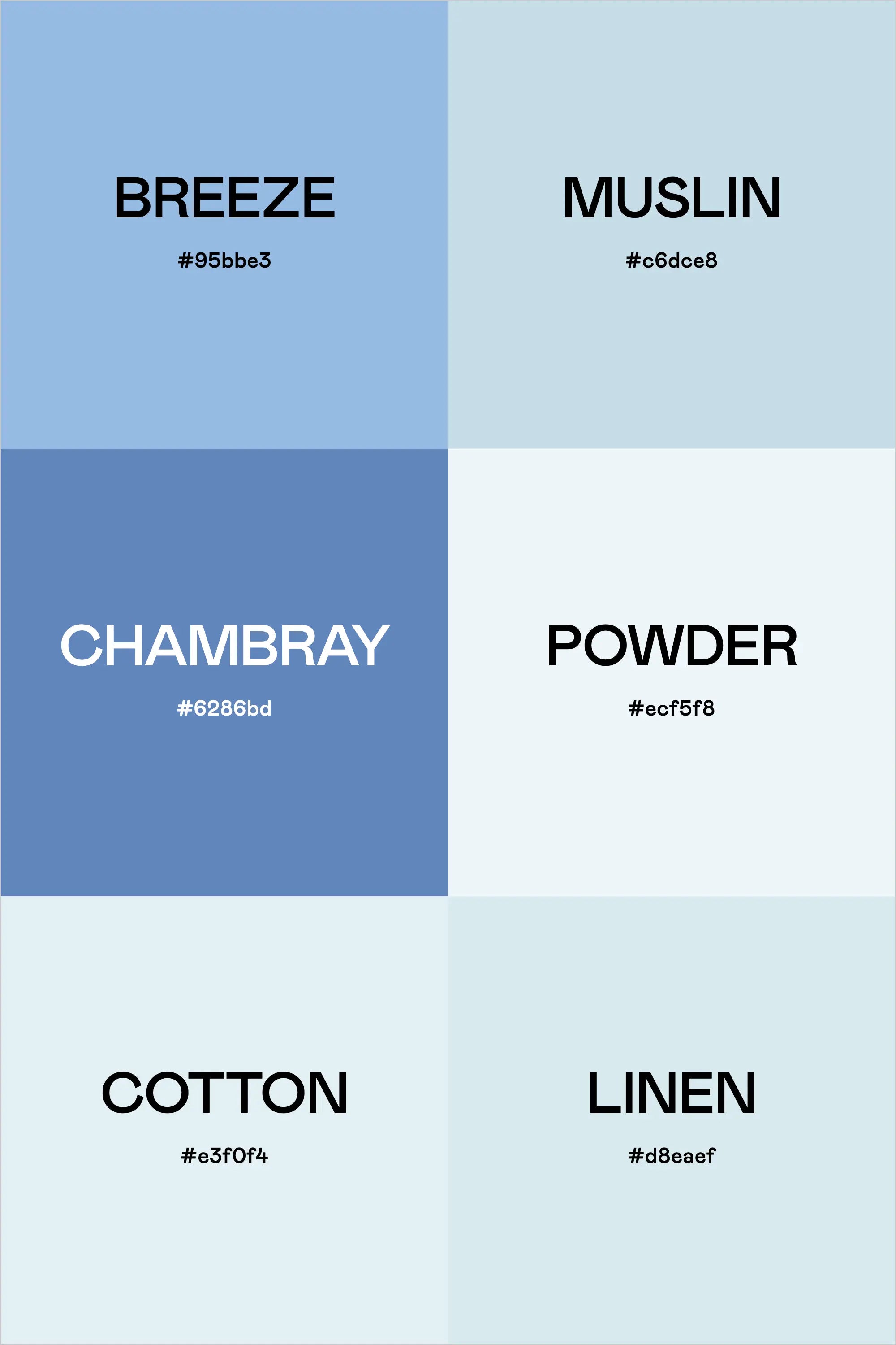 Soft Serenity: A Fresh Take on Blue Monochromatic Design