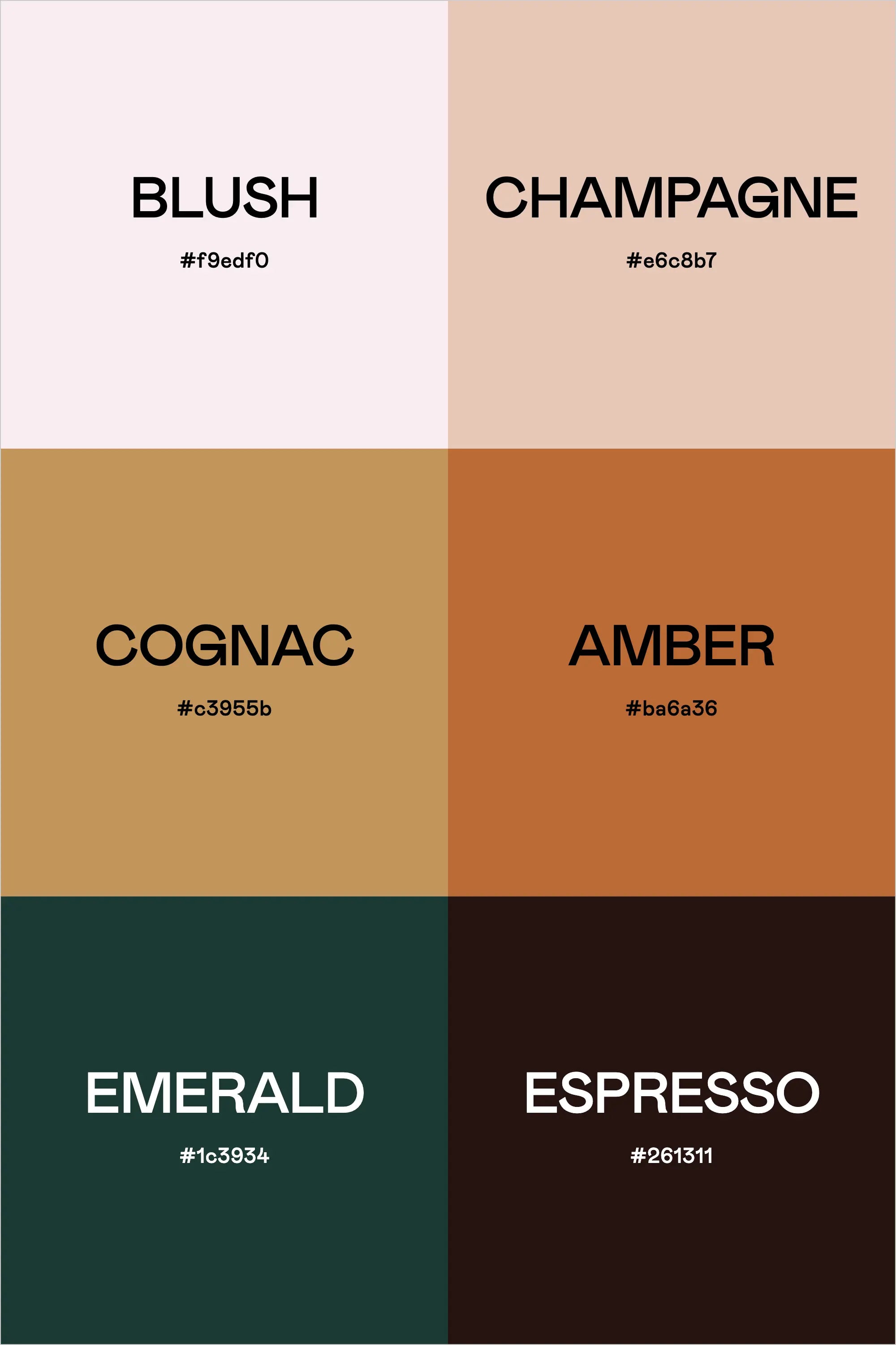 Color Palette: Luxe & Elegant