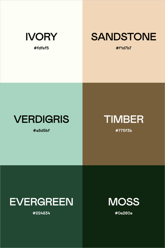 Color Palette: Moody Emerald