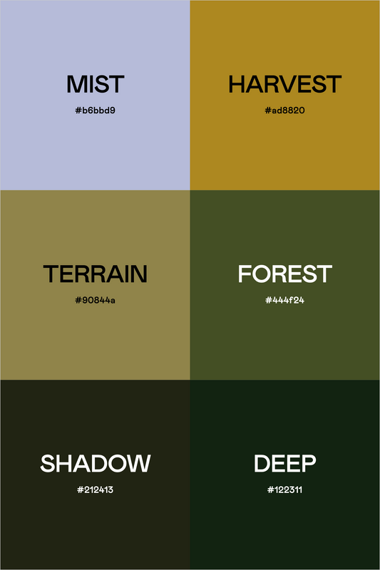Color Palette: Olive Green