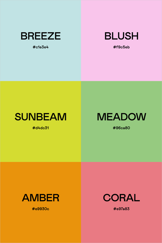 Color Palette: Pastel Rainbow