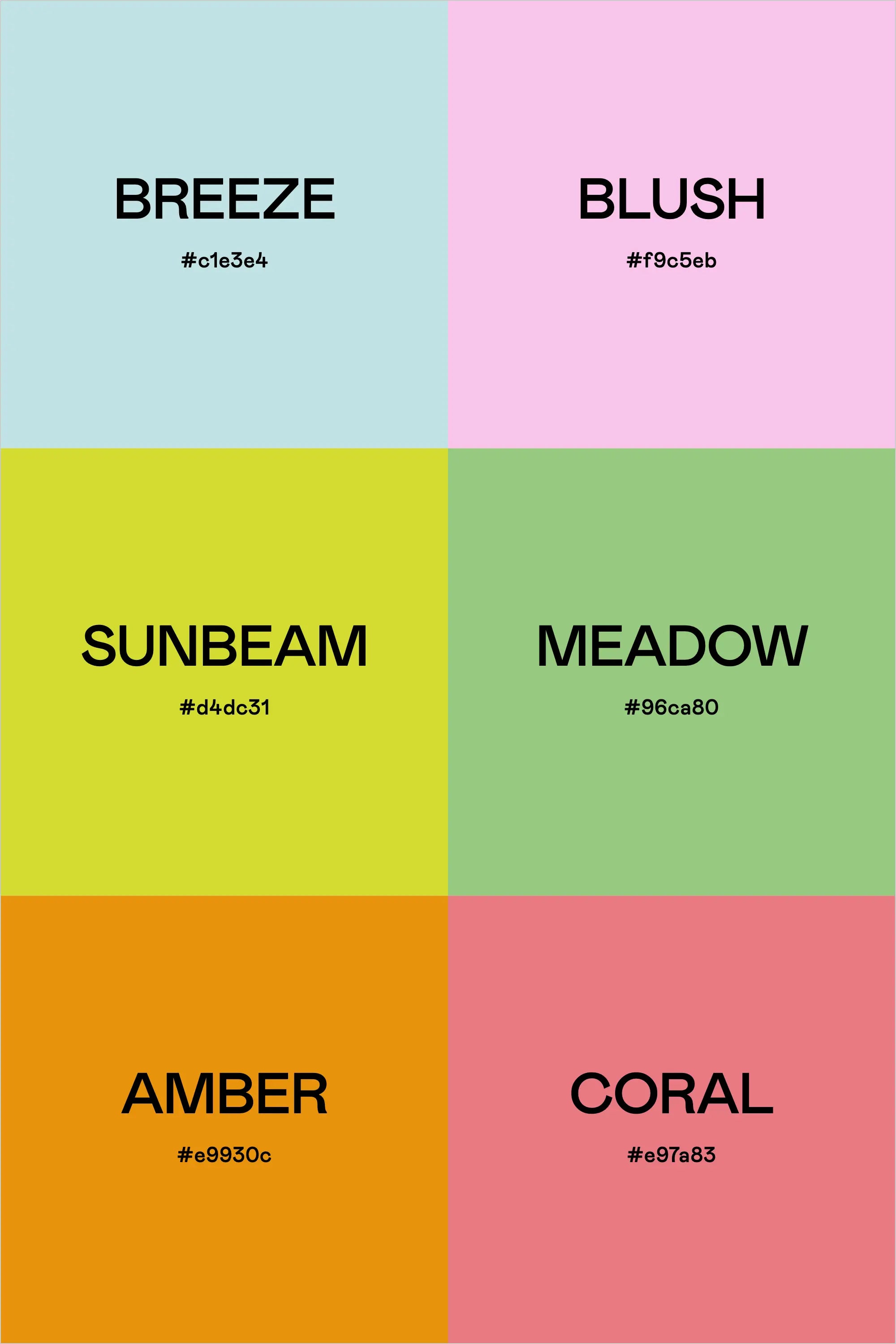 Color Palette: Pastel Rainbow