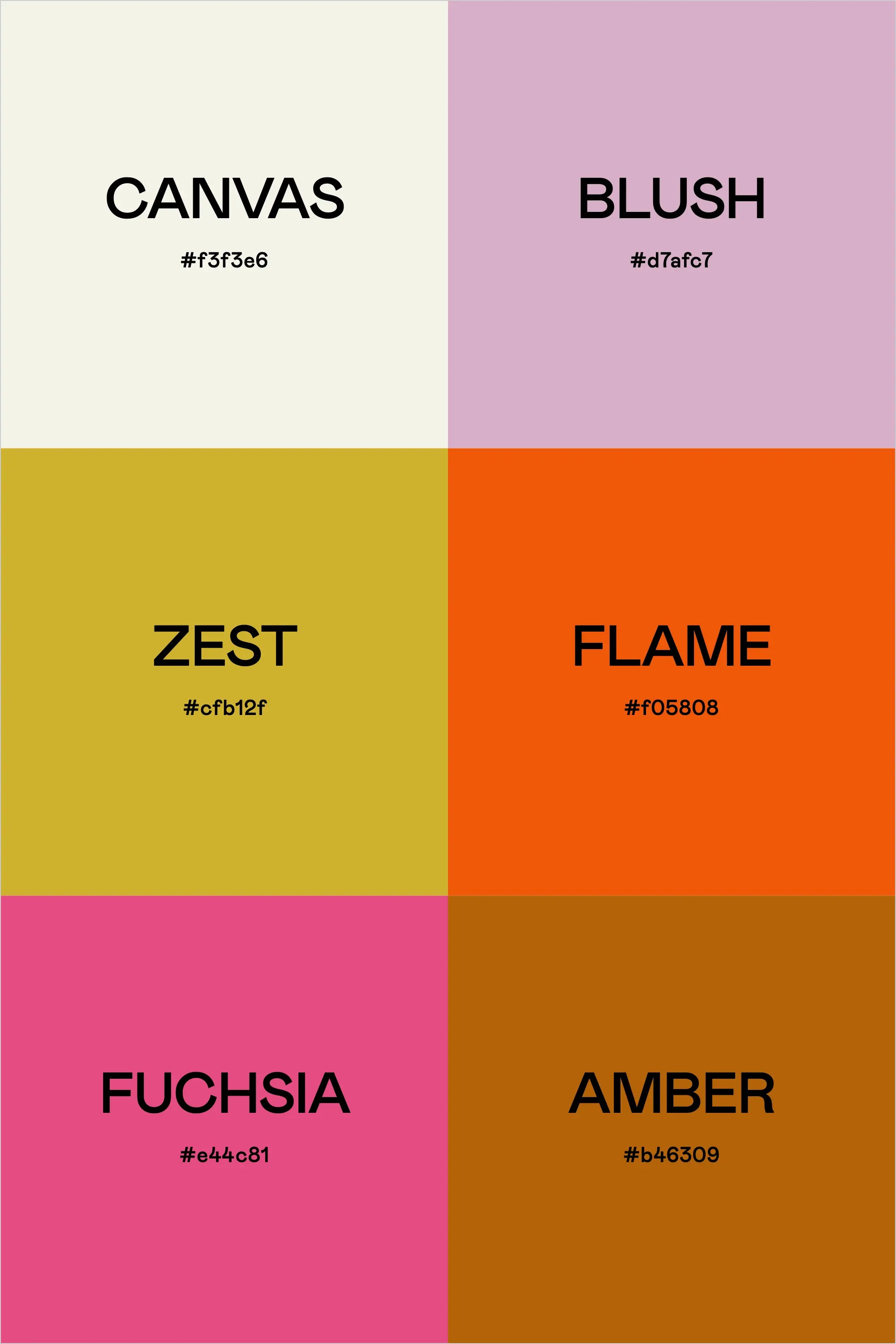 Color Palette: Bright & Colorful