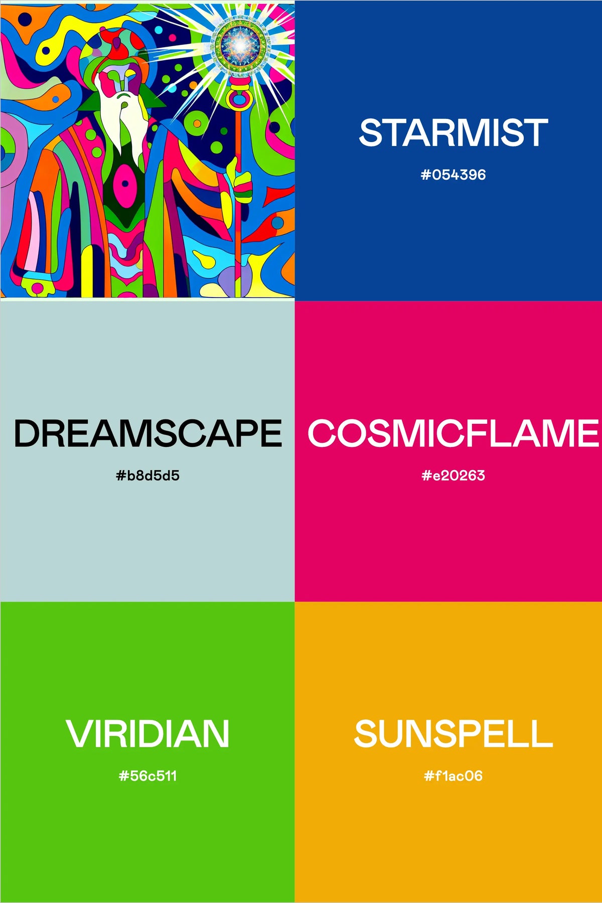Psychedelic Wizard: When Magic Meets Modern Color Theory – The Color ...