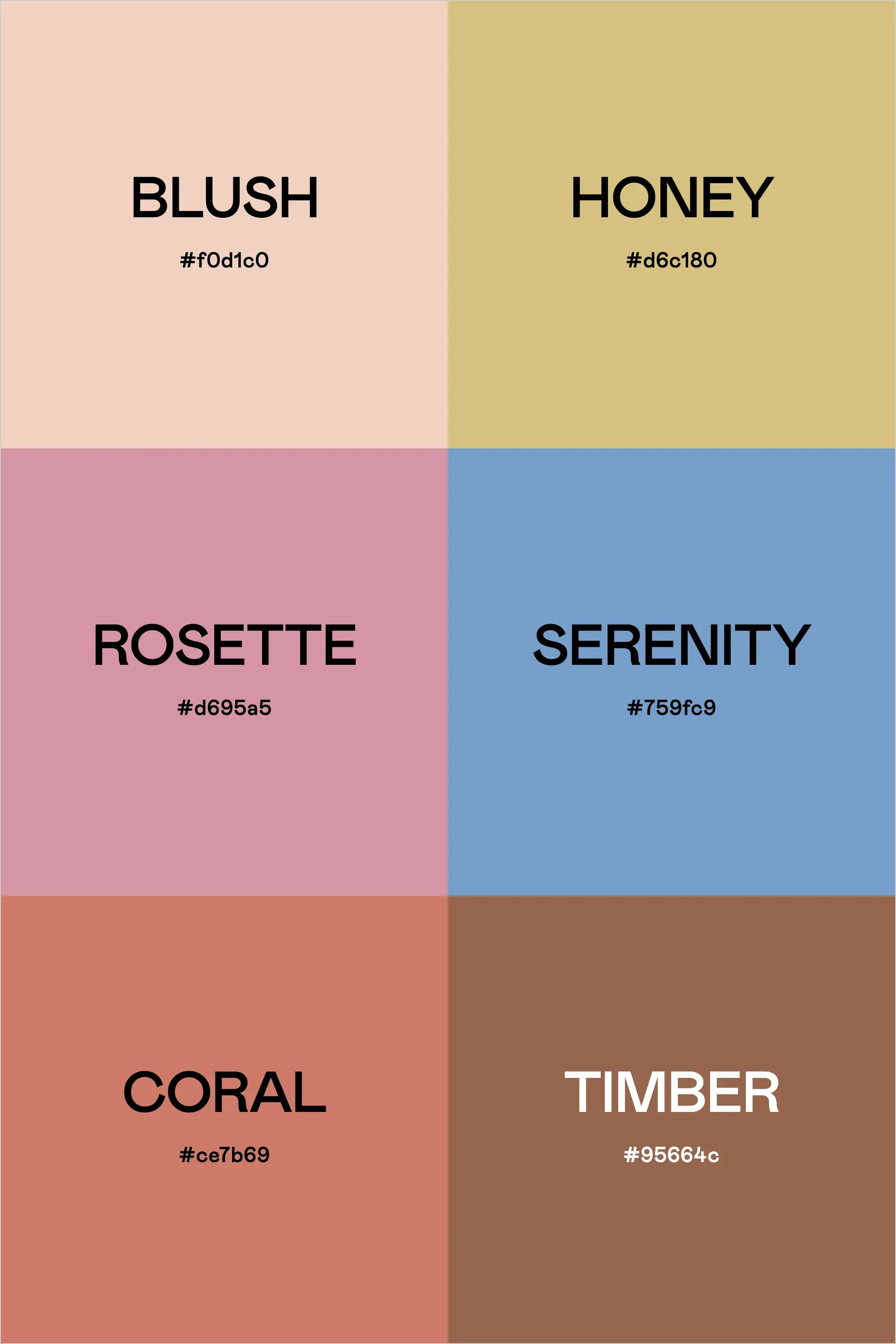 Color Palette: Soft Pastels