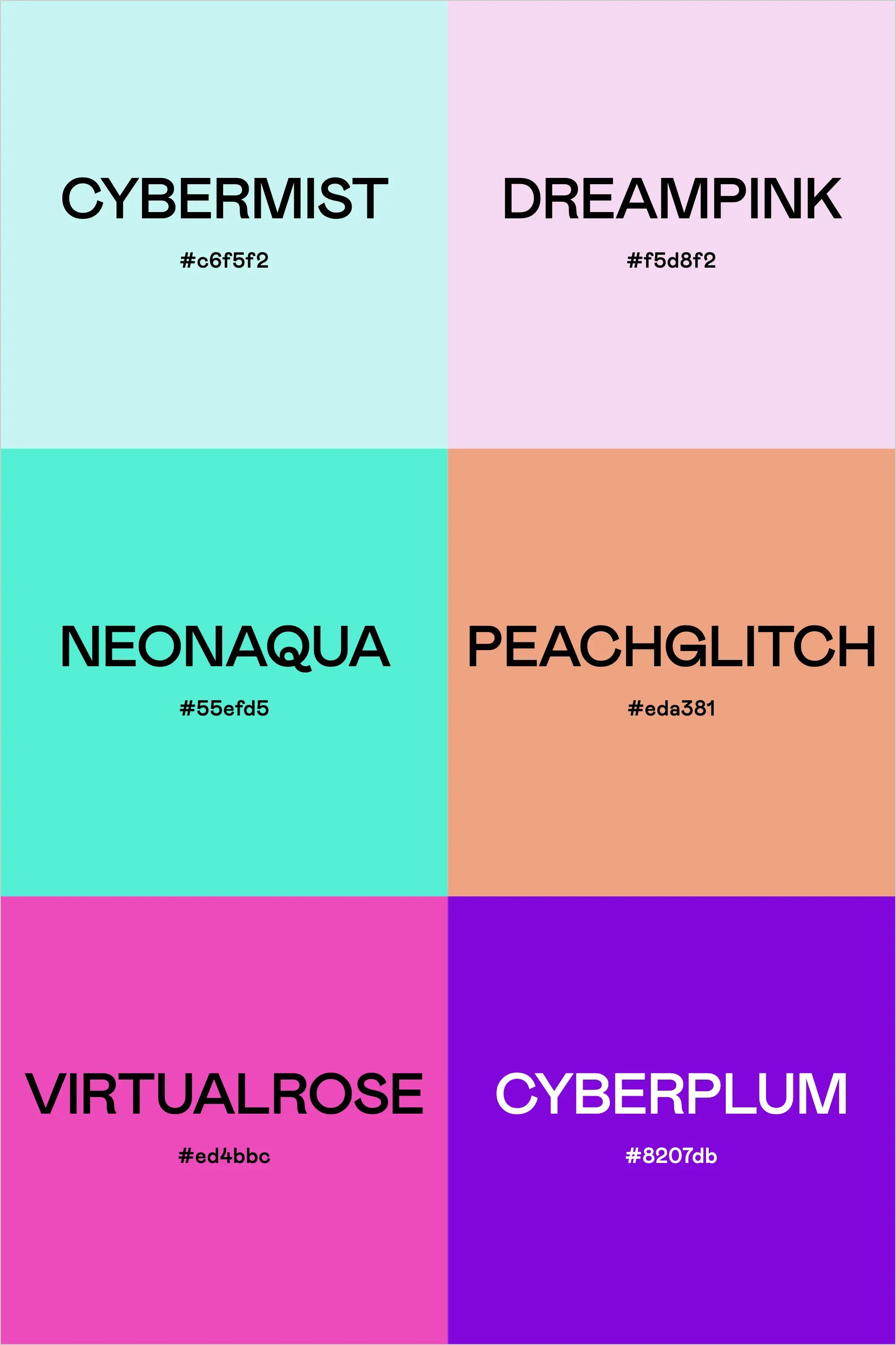 Color Palette: Vaporwave