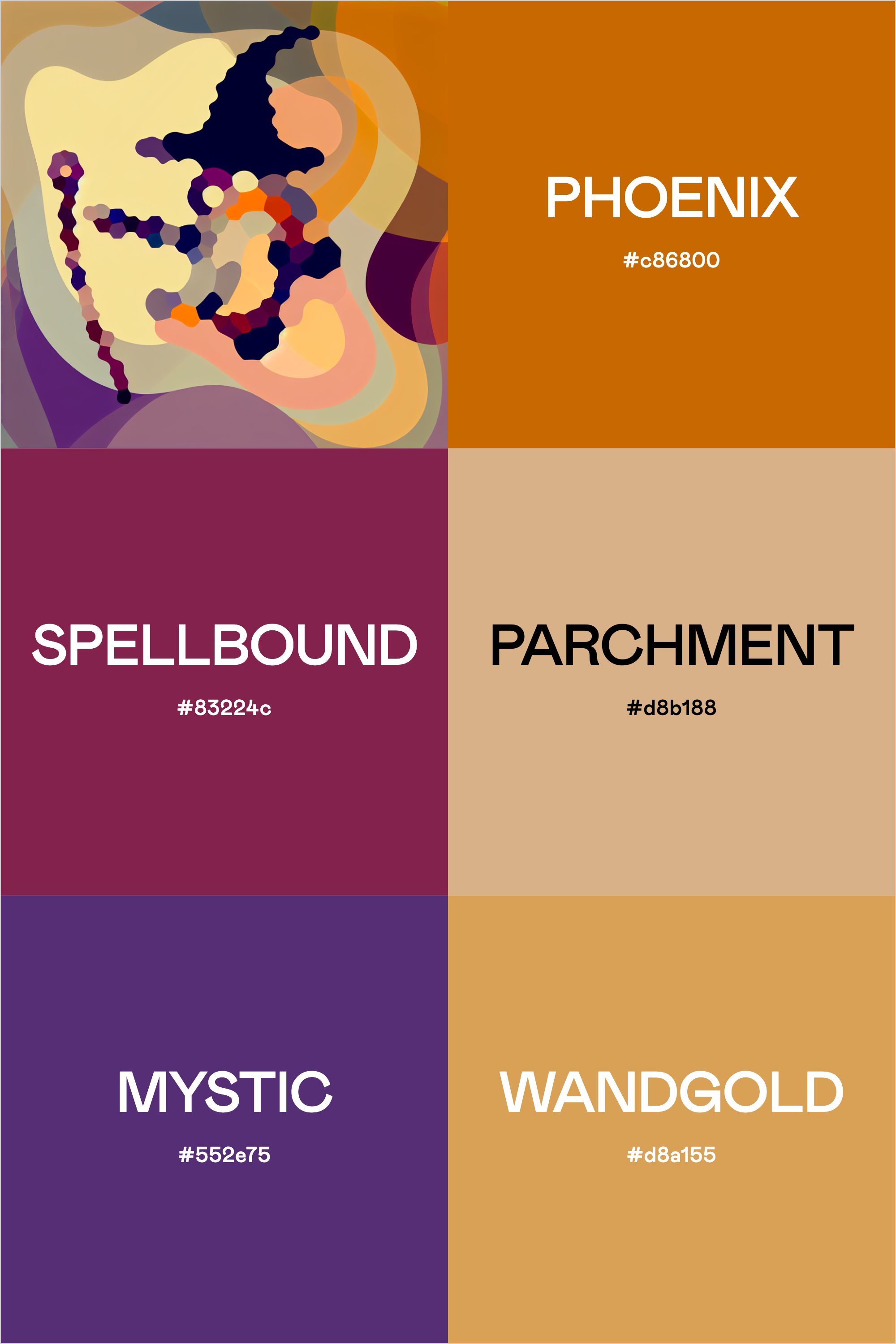 Magical Modernity: A Spellbinding Palette for Enchanted Brands