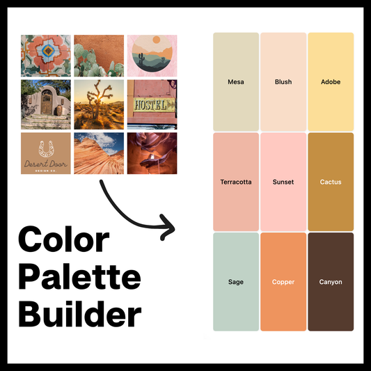Color Palette Builder: moodboard to named palette
