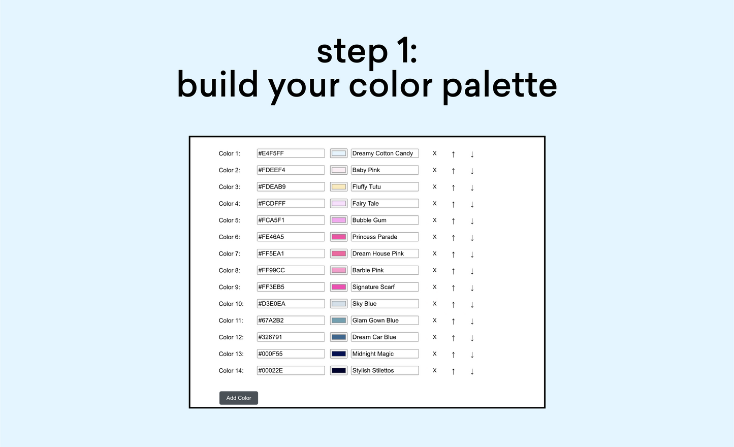 Color Palette Tester